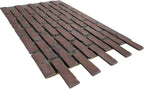 EverStone Aged Brick Faux Brick Panel, 46 7/8"W x 27"H x 1 1/4"D, Stratus Color - Image 6