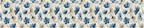 Blue Floral Wall Border 196x4 Inch Peel and Stick Vintage Flower Wallpaper - Image 8