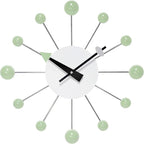 Infinity Instruments Orb Spoke Starburst Wall Clock, Mint Green by InfinityInstruments