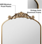 Dewfig Antique Arched Wall Mirror - Image 8