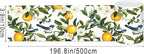 IVN Wallpaper Border Peel and Stick PVC Citrus Blossom and Bird Design 4x196 - Image 3