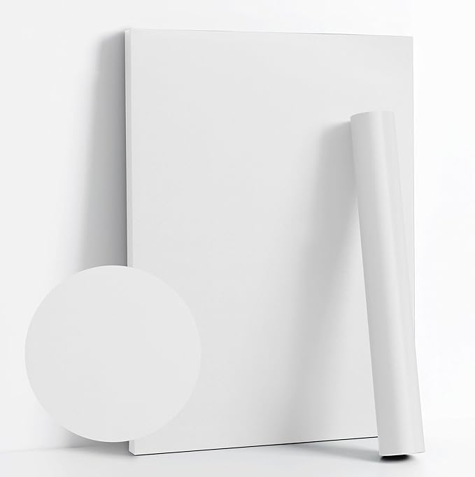 Dimoon 236''x17.7'' White Thicken Peel and Stick Wallpaper Contact Paper Modern by DIYYOURMOON