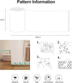 3D Floral Wallpaper Border White Peony Peel and Stick Wall Border Self Adhesive - Image 6