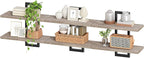 HOOBRO Floating Shelves, 15 Inch Wall Shelf Set of 3, Wall Mounted Storage - Image 9