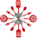 16 Inch Cutlery Kitchen Wall Clocks by CIGERA
