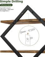 Bamworld Floating Shelves for Wall Planters for Indoor Plants Hanging Shelves - Image 7