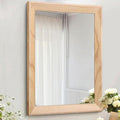 AAZZKANG Rustic Mirrors for Wall Rectangle Wood Frame Mirror Decorative for by AAZZKANG