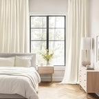 MIULEE Birch Back Tab Blackout Curtains 63 Inch Length 2 Panels Set - Image 2