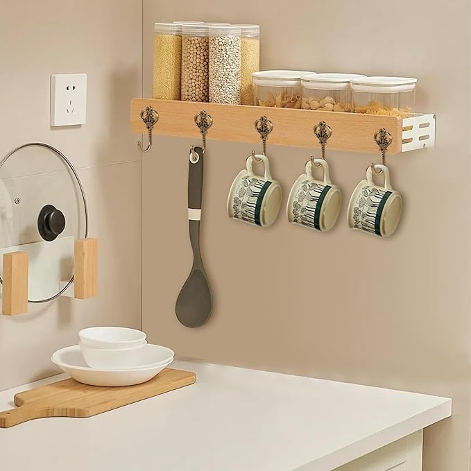 20 PCS Vintage Decorative Wall Hooks, Bohemian Decorative Coat Hook - Image 4