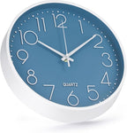 Wall Clock Non-Ticking Silent Modern Simple Style Round Decor Clock - Image 2