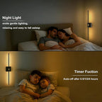 iThird Battery Operated Wall Sconces Set of 2: 10000mAh Rechargeable Wireless - Image 8