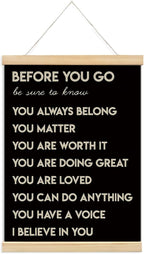 foedor Mental Health Posters, Positive Affirmations Wall Sign Decor Posters by Unknown
