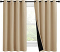 NICETOWN Cold Reducing Curtains, Bedroom Full Blackout Curtain Panels, Great Job by NICETOWN