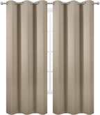 LEMOMO Khaki Thermal Blackout Curtains/42 x 95 Inch/Set of 2 Panels Room - Image 2