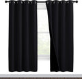 NICETOWN High-End Thermal Curtains, Full Blackout Curtains 72 Inches Long by NICETOWN