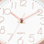 Foxtop 8 Inch Wall Clock Modern Small Wall Clocks Battery Operated Silent - Image 7