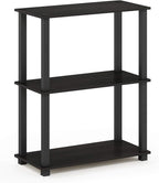 Furinno TURN-S-TUBE Storage Shelves, 3-Tier Book Shelf, Corner Shelf, Toolless - Image 6