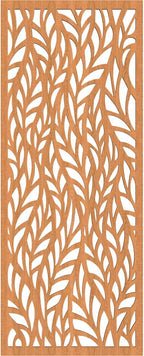 13 3/8"W x 34 3/8"H x 3/8"T Ortonville Decorative Fretwork Wood Wall Panels - Image 2