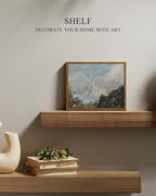 InSimSea Framed Canvas Wall Art, Vintage Landscape Painting, Rustic Nature - Image 2