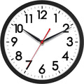 AKCISOT Wall Clock 10 Inch Silent Non-Ticking Modern Clocks Battery Operated by Akcisot