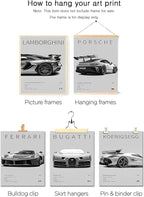 CSLGQGV Car Poster Vintage Racing Car Wall Art Supercar Canvas Prints Painting - Image 4