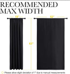 NICETOWN Black Out Window Curtains - Image 8