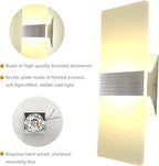 KICAAO Modern Wall Sconces, Led Wall Light 10w, Wall Sconce Up Downlight - Image 5