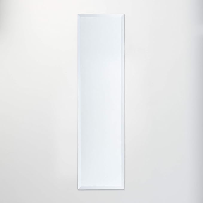 Better Bevel 12" x 48" Frameless Full-Length Rectangle Mirror | 1" Beveled Edge - Image 3