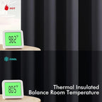 MIULEE Blackout Curtains for Bedroom Living Room 2 Panels, Thermal Insulated - Image 3