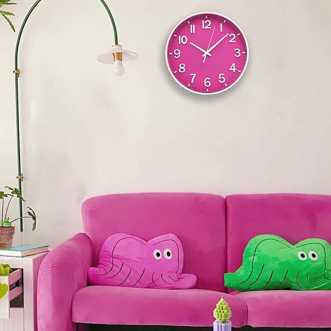 HZDHCLH Wall Clocks Battery Operated 12 inch Silent Non Ticking Modern Wall - Image 7