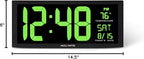 AcuRite 75155M 14.5" Large Green LED Digital Clock Inch - Image 8
