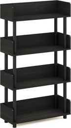 Furinno TURN-N-TUBE 4-Tier Display Shelf, Storage Shelves, Book Shelf, Open - Image 4