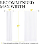 NICETOWN Kitchen Curtains, Short Home Decoration Curtains & Drapes, Small - Image 7