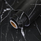 practicalWs 17.71''×196.8'' Marble Contact Paper Black/White Peel and Stick - Image 8