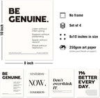 DSHFG Motivational Pictures Office Wall Decor Prints Set of 4, Inspirational - Image 2