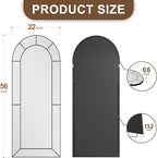 Wall Mirror, Full Length Floor, Window Pane - Image 5