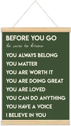 Mental Health Positive Inspirational Wall Art Decor, Therapist Office Signs by Unknown
