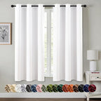 MIULEE Blackout Curtains for Bedroom Living Room 2 Panels, Thermal Insulated by MIULEE