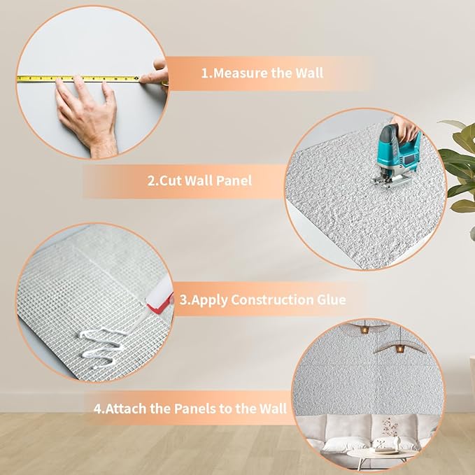 6” x 12” Faux Stone 3D Wall Panels, Clay Manufactured Raised Textured Paneling - Image 7