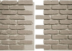 EverStone Aged Brick Faux Brick Panel, 46 7/8"W x 27"H x 1 1/4"D, Antique Pearl - Image 8