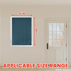 AJAZZ self Adhesive Portable 100% Blackout Curtains Simple and Easy to - Image 6
