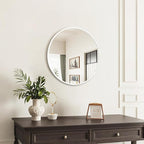Fabuday White Round Mirror for Bathroom - Image 4