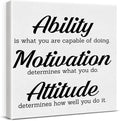 Inspirational Office Wall Decor, Motivational Plaques by VAHATAN