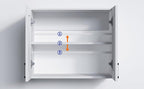 White Laundry Room Cabinets and Storage - Image 4