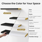 BAYKA Wall Shelves for Bedroom Decor, Floating Wall Shelves for Living Room - Image 5
