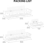 Shower Caddy, 3 Pack Shower Shelves - Image 2