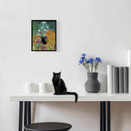 Hamduker Canvas Wall Art Cat Decor - Image 3