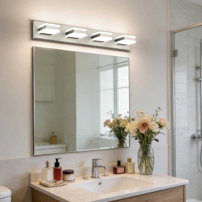 SOLFART Bathroom Vanity Lights, Adjustable Brushed Nickel Vanity Light - Image 9