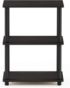 Furinno TURN-N-TUBE Storage Shelves, 3-Tier Book Shelf, Corner Shelf, Toolless - Image 5