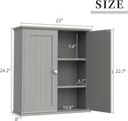 Shintenchi Bathroom Wall Medicine Cabinet - Image 3